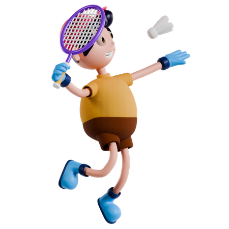 Badminton Sport Event  3D Illustration