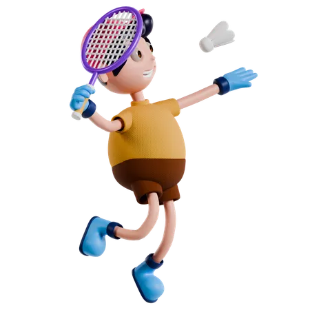 Badminton Sport Event  3D Illustration