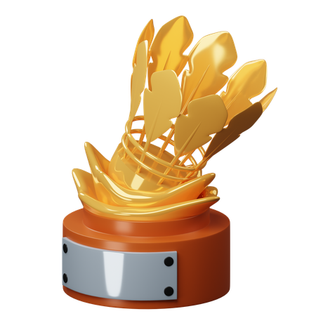 Badminton-Trophäe  3D Icon