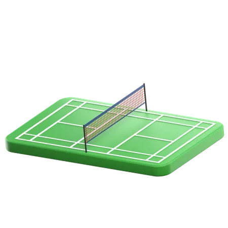 Badminton Platz  3D Icon