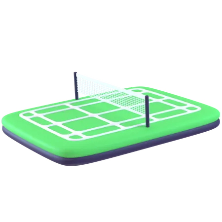 Badminton Platz  3D Icon
