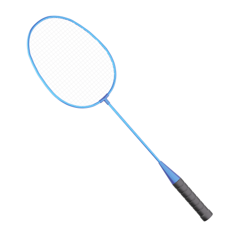 Badminton Schläger  3D Illustration