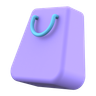 3d paper bag symbol