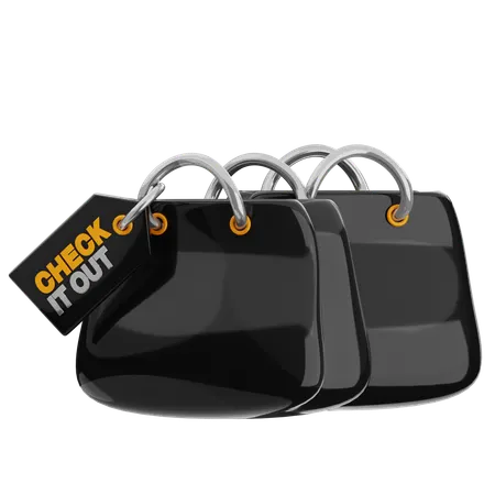 Bag Checkout  3D Icon
