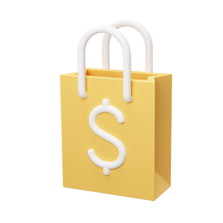 Bag Dollar  3D Icon