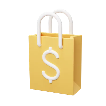 Bag Dollar  3D Icon