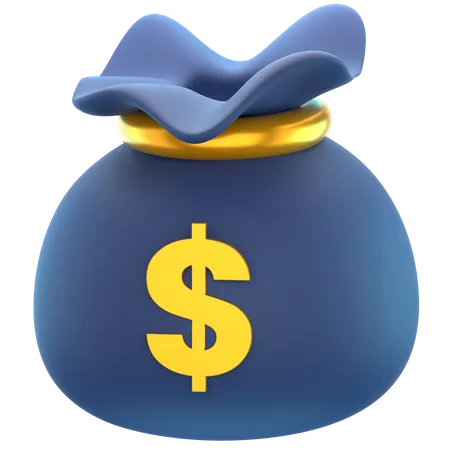 Bag of Money  3D Icon