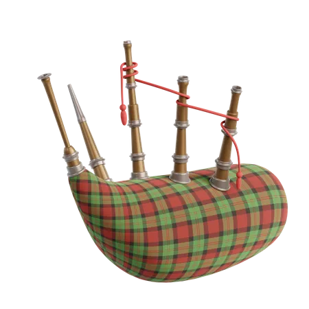 Bag Pipe  3D Icon