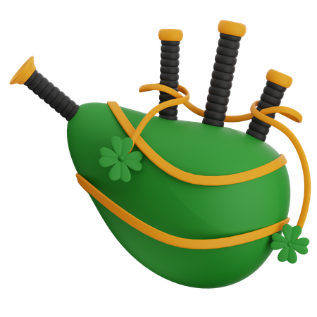 Bag Pipes  3D Icon