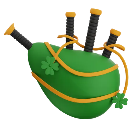 Bag Pipes  3D Icon