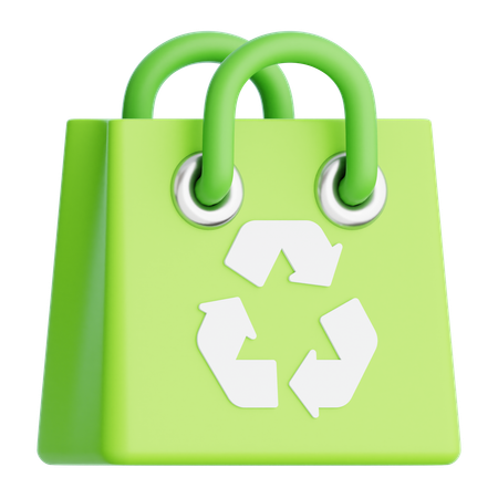 Bag Recycling  3D Icon