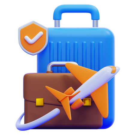 Bagagem de negócios  3D Icon