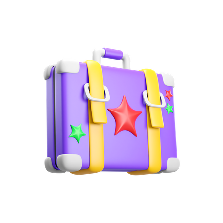 Bagagem de viagem  3D Icon