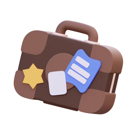 Bagage  3D Icon