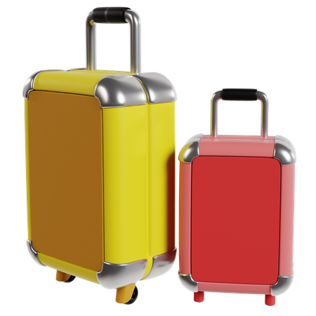 Bagages de voyage  3D Icon