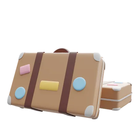 Bagages de voyage  3D Illustration