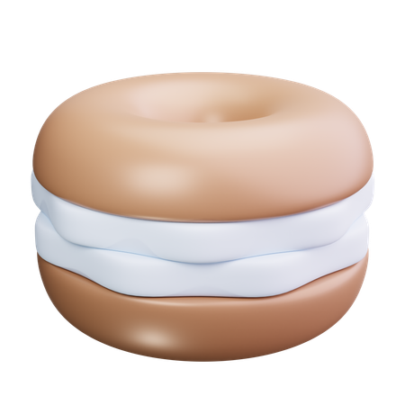 Bagel  3D Icon