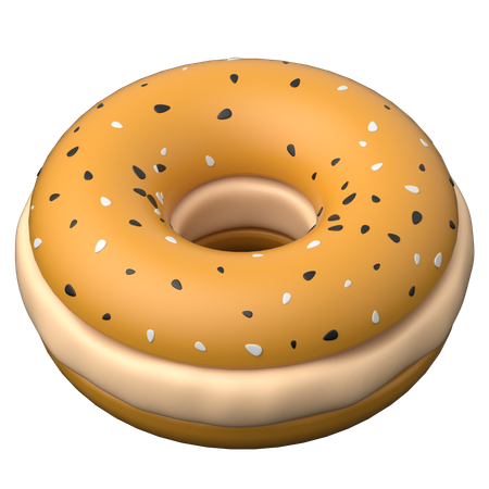 Beignet  3D Icon