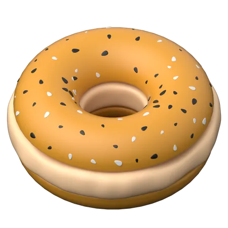 Beignet  3D Icon