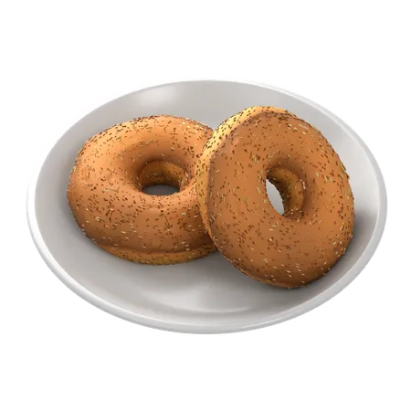 Bagel  3D Icon