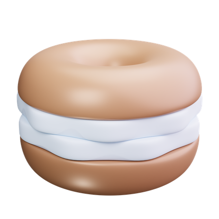 Bagel  3D Icon