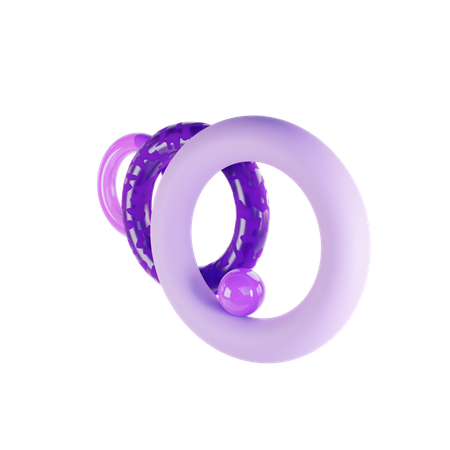 Bagel Chart  3D Icon