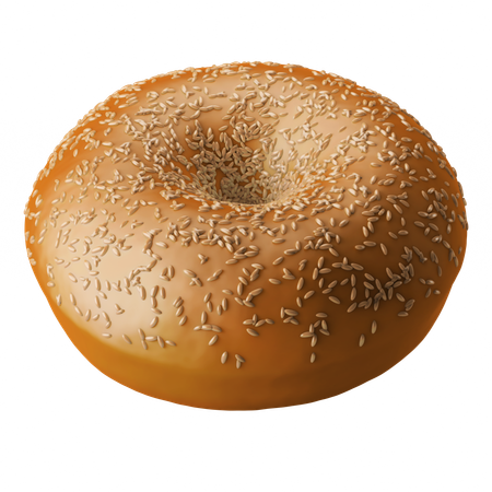 Pain bagel  3D Icon