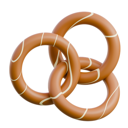 Bagels empilhados  3D Icon
