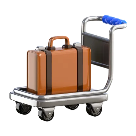 Baggage Cart  3D Icon