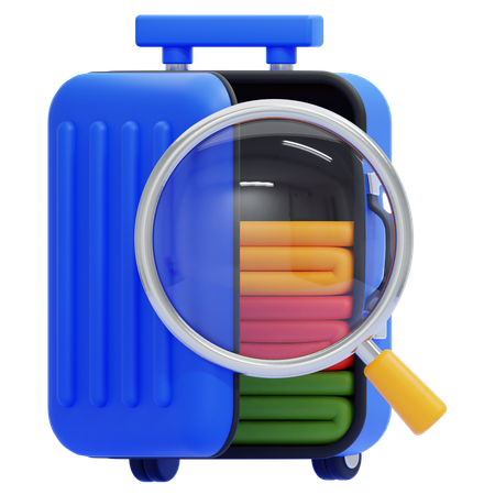 Baggage Check  3D Icon