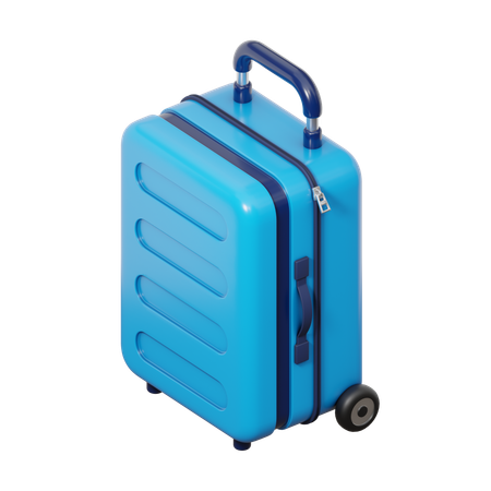 Baggage Trolley  3D Icon