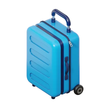 Baggage Trolley  3D Icon