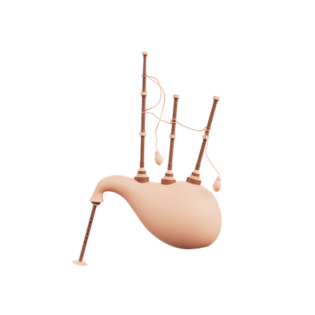 Bagpipe  3D Icon