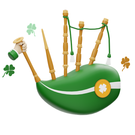 Bagpipes  3D Icon