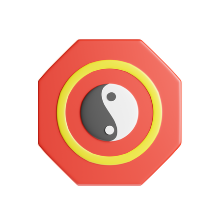 Bagua-Spiegel  3D Icon