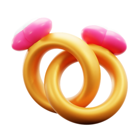 Bague d'amour  3D Icon