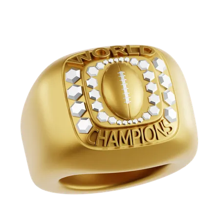 Bague de champion  3D Icon