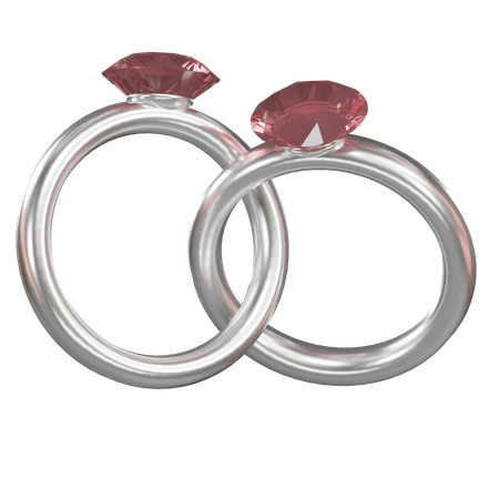 Bague de couple  3D Icon