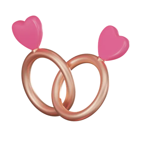 Bague de couple  3D Icon