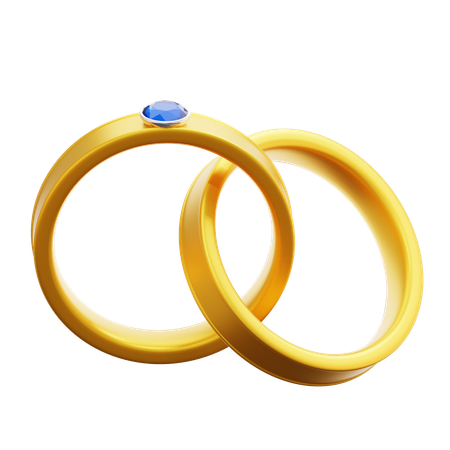 Bague de couple  3D Icon