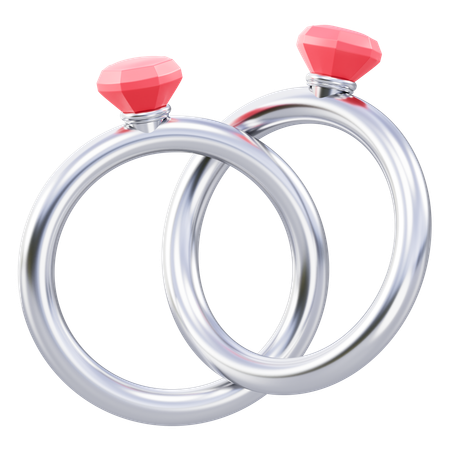 Bague de couple  3D Icon