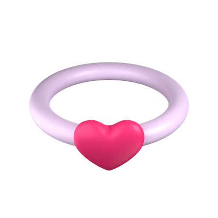 Bague d'amour  3D Icon