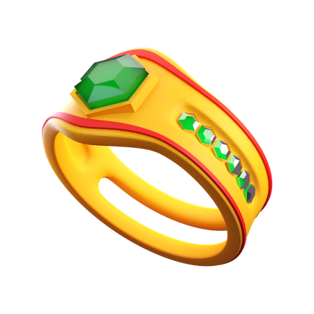 Bague de diamant  Icône 3D