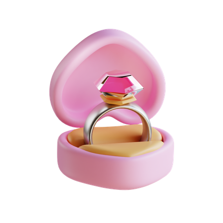 Bague de fiançailles  3D Icon