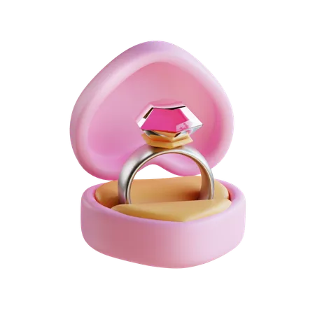 Bague de fiançailles  3D Icon