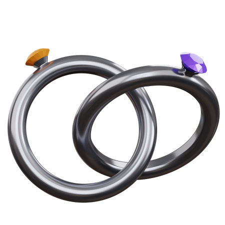 Bague de fiançailles  3D Icon