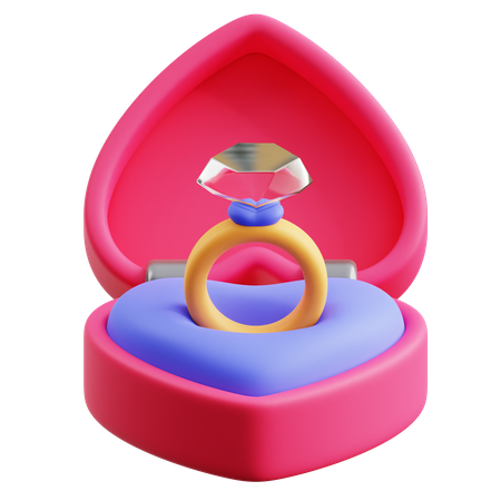 Bague de fiançailles  3D Icon