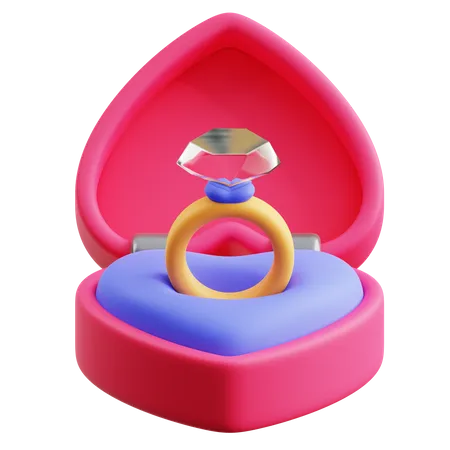 Bague de fiançailles  3D Icon