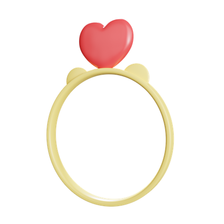 Bague de Saint-Valentin  3D Icon