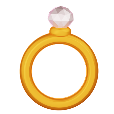 Bague de diamant  3D Icon